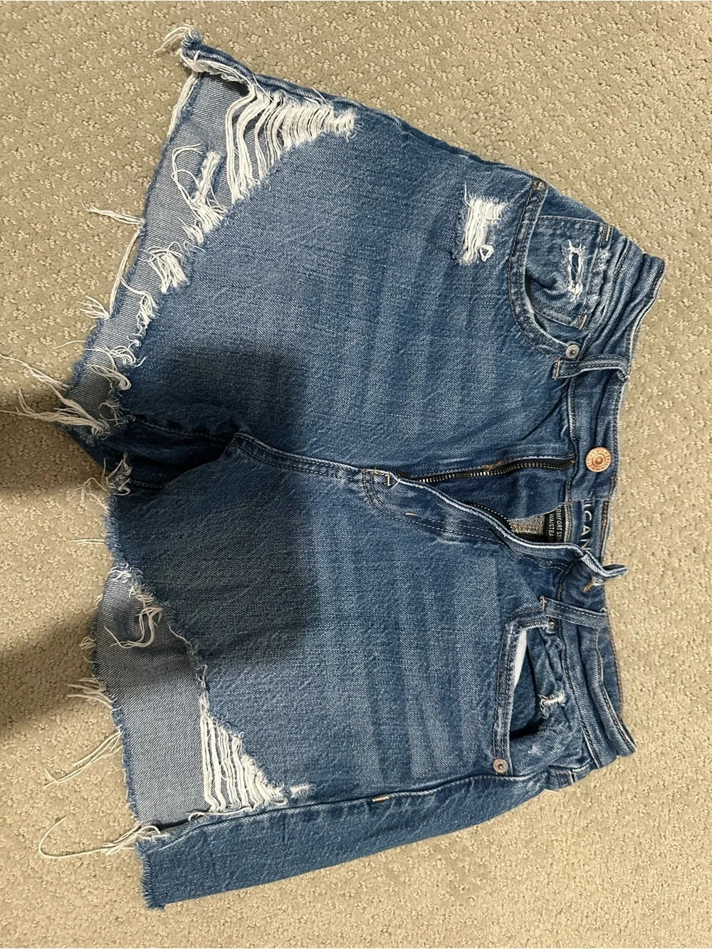 American Eagle High-Waist Denim Shorts